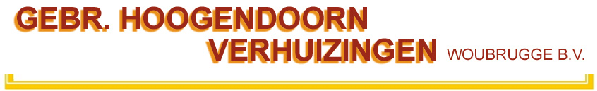 Verhuisbedrijf Gebr. Hoogendoorn Woubrugge Verhuisbedrijf Gebr. Hoogendoorn Woubrugge